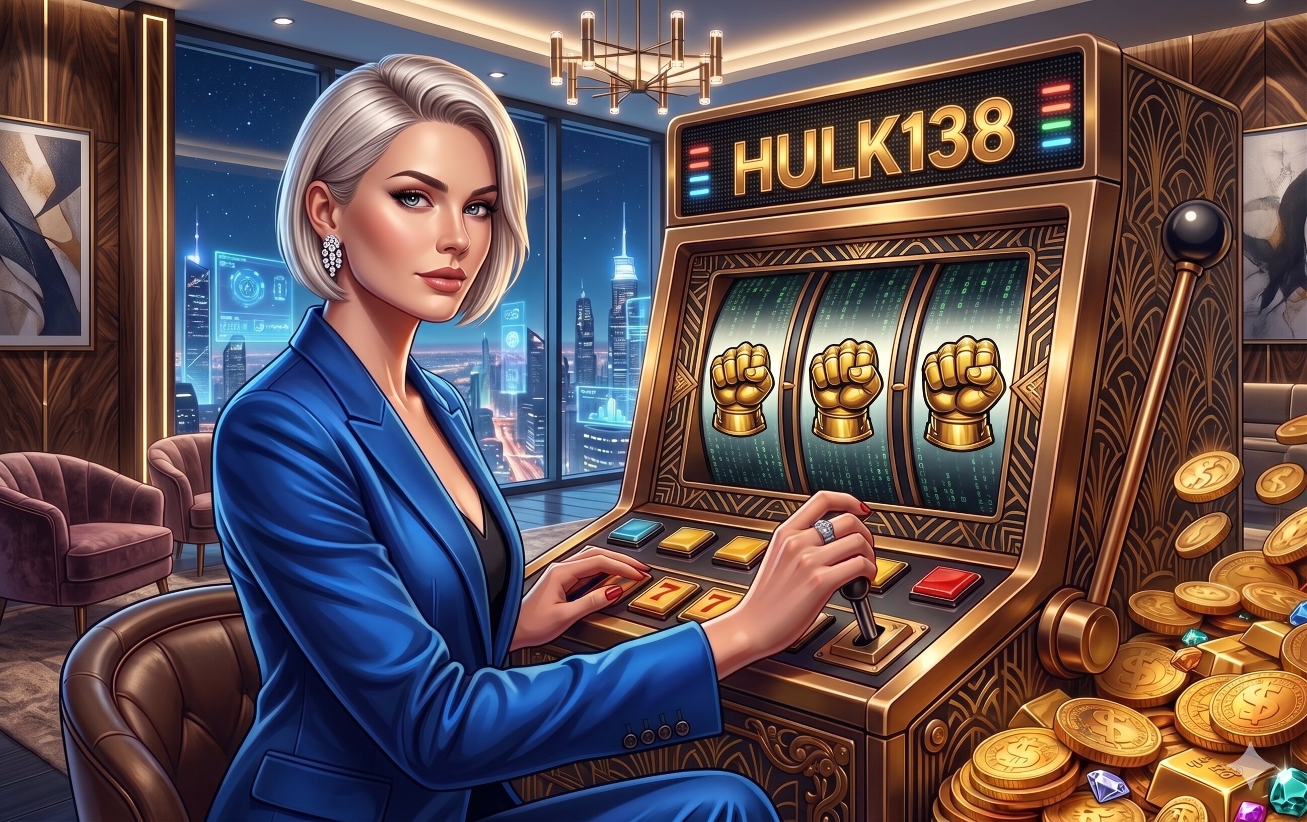 Almus 55'' Sideboard with 4 Glass Doors, 2 Large Drawers and Adjustable Shelves-232908992